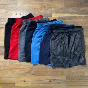 Toddler Boys Set of 7 Basketball Shorts 4T